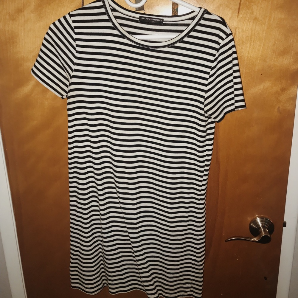 Brandy Melville Striped T-shirt Dress